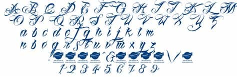 Bite_me blackletter blade bleeding_cowboys buffy_the_vampire_slayer celtic claw1 claw2 coca_cola_style english_calligraphy feathergraphy2 gangster ginga gothic_scratches hindu_style lupus medieval_german medieval_scroll nekrokids nue_tattoo old_english_style oshare_hn. Lina Script - FontM