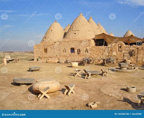 Traditional Mudbrick Beehive House In Harran Turkey Stock Image