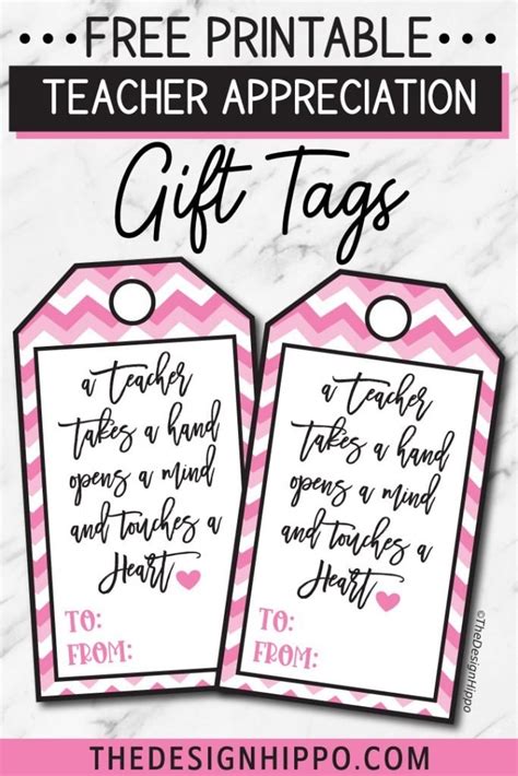 Teacher Appreciation Gift Tags Free Printables Printable Word Searches