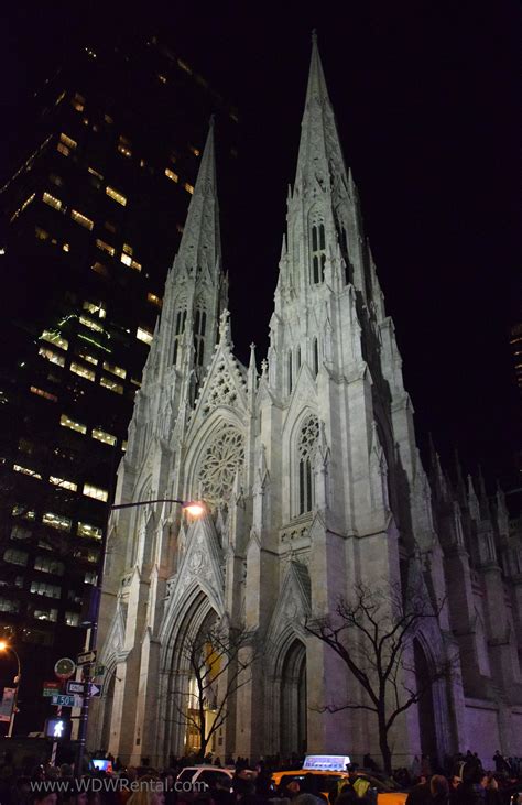St Patricks Cathedral Near Rockefeller Center New York City Ny