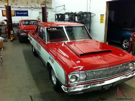 1964 Plymouth Savoy Base 70l Super Stock Drag Car With Aluminum Front End