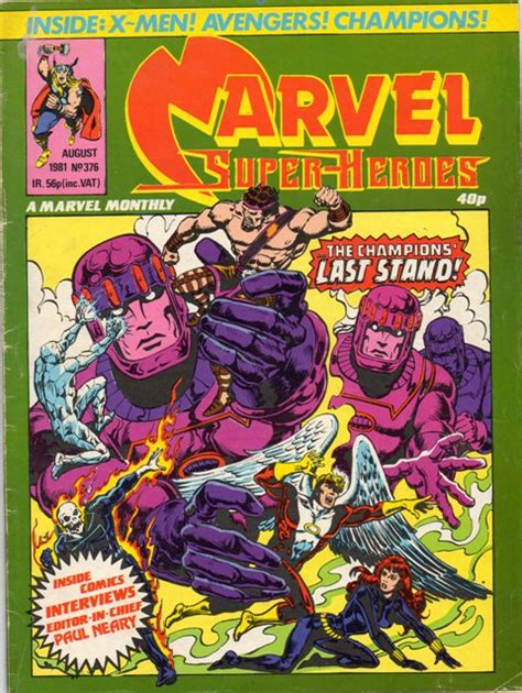Marvel Super Heroes Uk Vol 1 376 Marvel Database Fandom