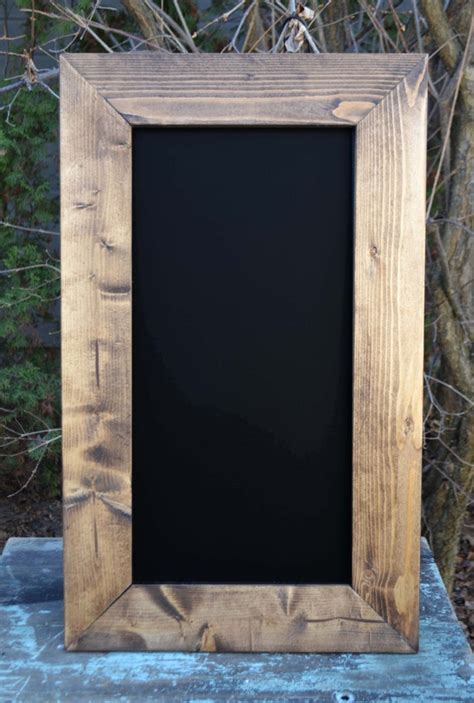 Items Similar To Rustic Chalkboard 30x18 Framed Chalkboard Rustic