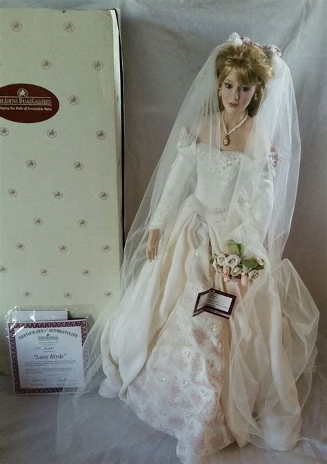 Ashton Drake Love Birds 22 Bride Doll W Coa And Box By Liz Greenwood Artisit Bride Dolls