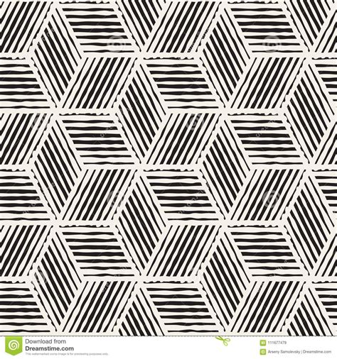 Seamless Abstract Hand Drawn Pattern Vector Freehand Lines Background
