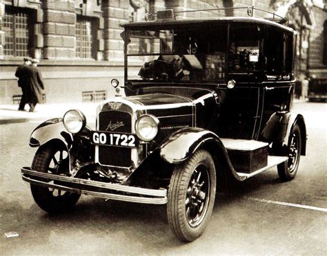 An Austin 7 Taxi Cab In London 1 May 1935 London Taxi Cab London