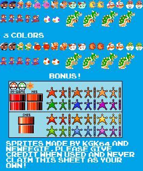 Paper Mario 8 Bit Sprites By Https Deviantart