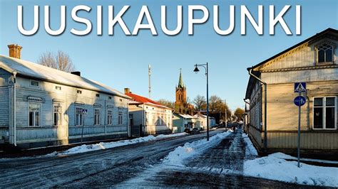 Walking In Uusikaupunki Finland Winter 2022 Youtube