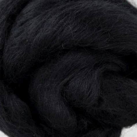 Black Wool Roving Merino Wool For Felting Unicorn Fibres
