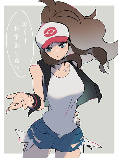 Wallpaper Gadis Anime Hilda Pokemon Rambut Panjang Ekor Kuda Si