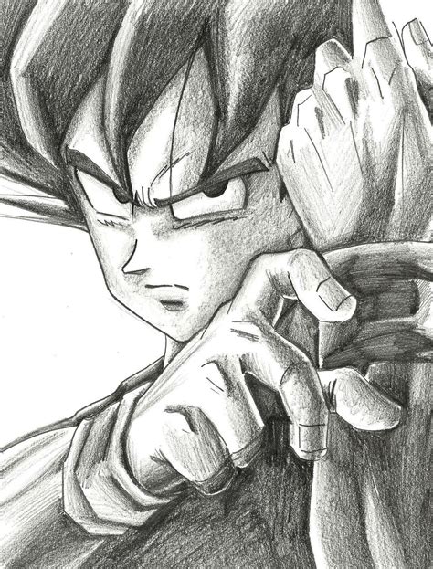 Descargar Imagenes de Dibujos Hechos a Lápiz Dibujos Chidos Goku a lapiz Dibujos hechos a