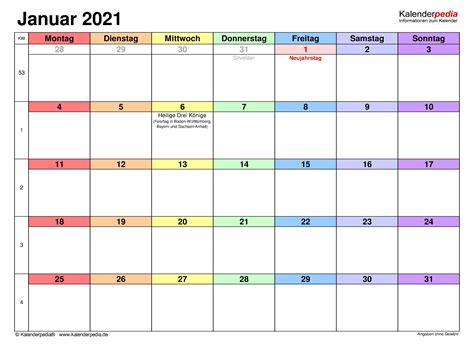 Wochenkalender 2021 Zum Ausdrucken Pdf 3 Monatskalender 2021 Zum