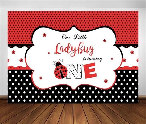 Ladybug Backdrop Ladybug Backdrops Vinyl Banners
