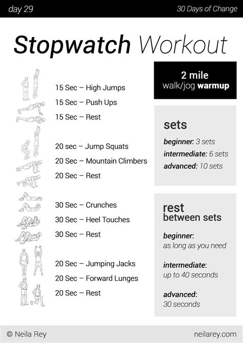 30 day calisthenics workout plan