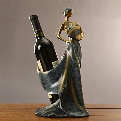 Sexy Lady Sculpture Wine Rack Bottle Holder Cafe Decor Wine Rack Wine
