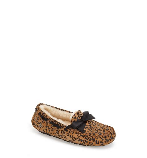 Ugg® Dakota Leopard Print Bow Slipper Women Nordstrom