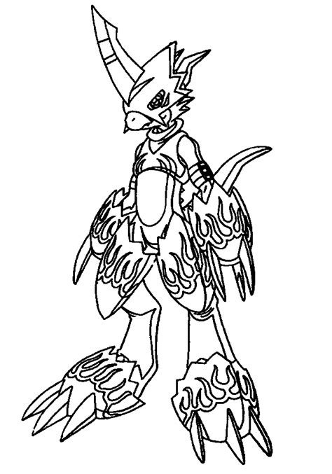 Digimon started as pets but have now branched into a full scale anime revolution. Coloring Page - Digimon coloring pages 46 | Cute coloring ...