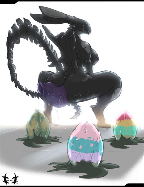 Rule 34 Alien Alien Franchise Anthro Easter Egg Egg Laying Holidays