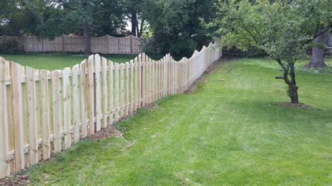 Scalloped Shadowbox Privacy Fence The Fence Company Llc