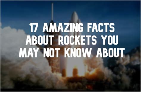 Do You Know These 17 Facts About Rockets Orbital Today