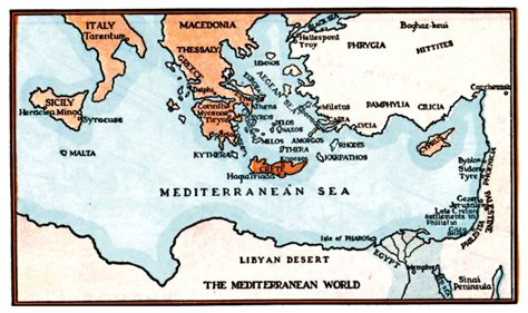 Map Of The Ancient Mediterranean World United States Map