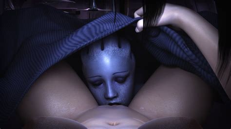 Rule 34 2girls Asari Asarimaniac Blue Body Blue Skin Cunnilingus