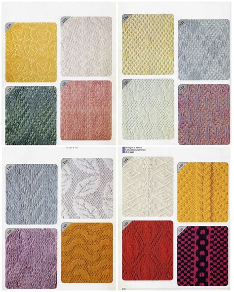 152 24stitch punchcard patterns vintage bulky stitch patterns etsy