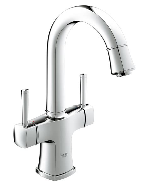 Grohe Grandera 2 Handled Basin Mixer Tap With Swivel Spout