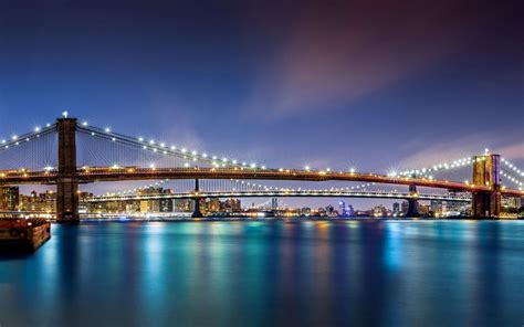 Papel De Parede Ponte Do Brooklyn Ponte De Manhattan Ponte