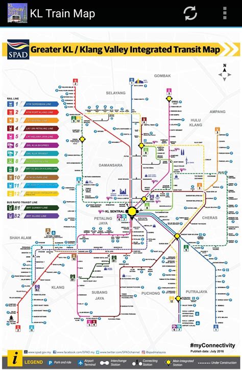 Updated on jul 12, 2016. Kuala Lumpur (KL) MRT LRT Train Map 2019 for Android - APK ...
