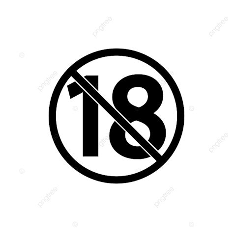 10 Year Old Vector Art Png No 18 Years Old Symbol Sign Circle Png