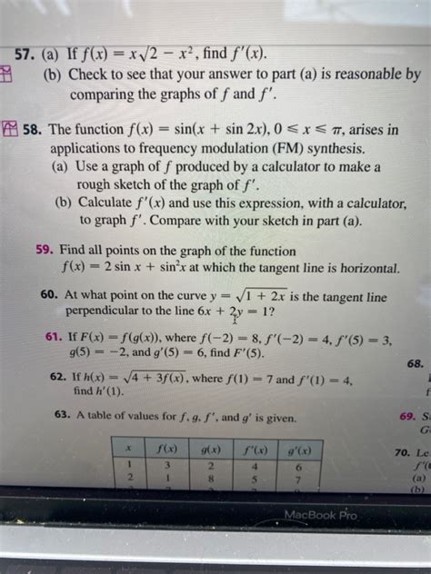 Need Some Help With Problems 60 And 65 A Detailed Step By Step