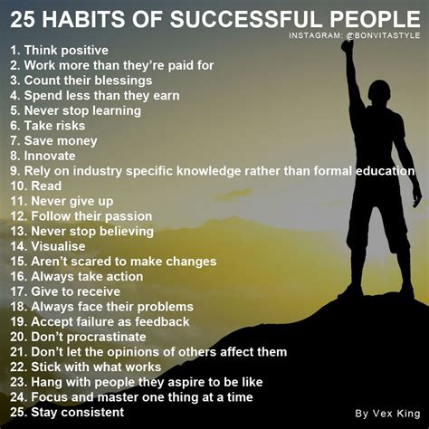 25 Habits Of Successful People - Bon Vita | Habits of successful people ...