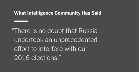 8 Us Intelligence Groups Blame Russia For Meddling But Trump Keeps Clouding The Picture The