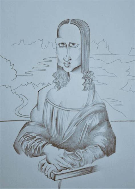 Mona Lisa Recreation By Afewdrawings On Deviantart