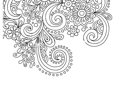 Henna Design Coloring Pages At Free Printable