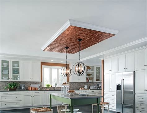 Drop ceilings & drop ceiling tiles & panels. Decorative Metal Panels