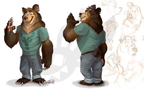 Brom Ref — Weasyl Bear Art Furry Art Character Design Animation