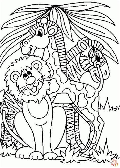 Free Printable Wild Animals Coloring Pages For Kids