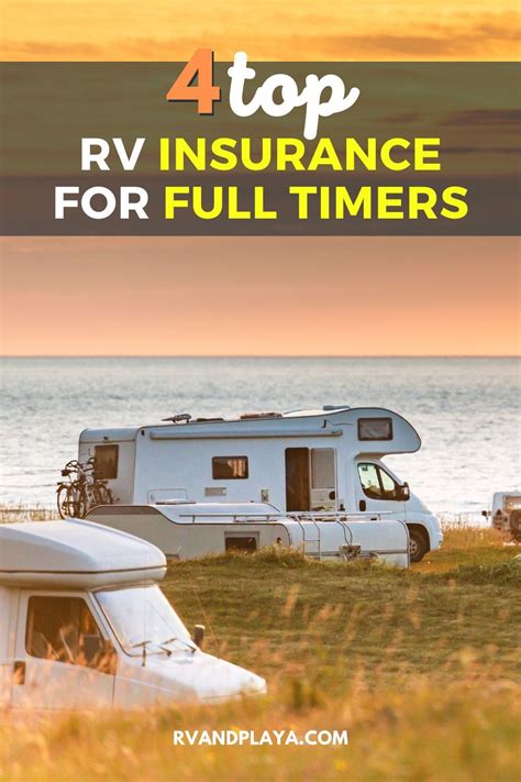 4 Top RV Insurance for full timers | Rv insurance, Full time rv, Rv