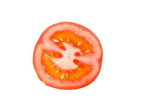 Tomato Slice Fresh Slice White Red Png Transparent Image And Clipart