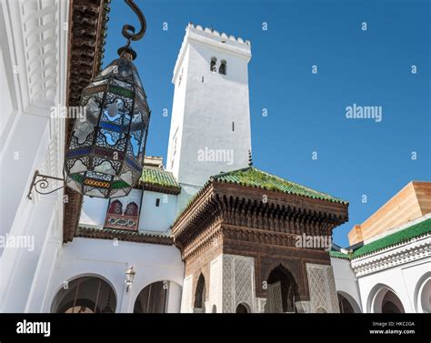 Al Qarawiyyin Mosque And University In Fes Morocco Stock Photo Alamy