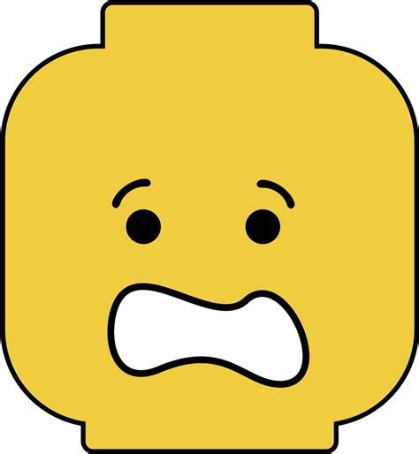 Worried Lego Head Free Printable Printable Lego Face Mask Template