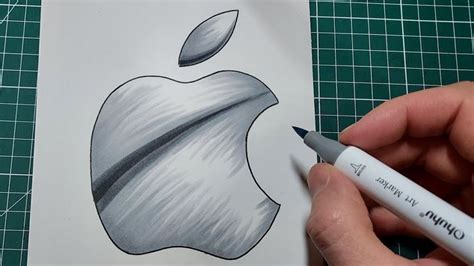 Comment Dessiner Le Logo Apple Png Facilement Tuto Dessin 3D