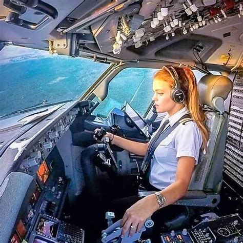 Female Pilot Female Pilot Airplane Pilot Pilots Aviation