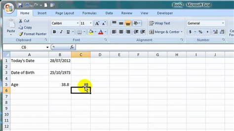 How To Calculate Age In Excel With Birth Date Haiper