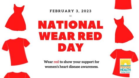 National Wear Red Day For Womens Heart Health