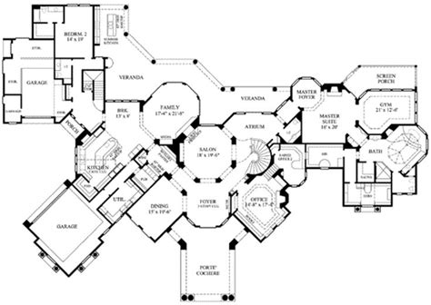 Luxury Mansion Design Floor Plan