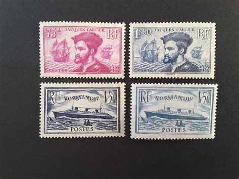 frankrijk jacques cartier stamp from 1934 no 296 297 catawiki