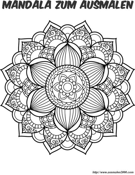 These mandala pictures are online coloring pages that can be colored with color gradients and patterns. Ausmalbilder Mandalas, bild Ausmalbilder Mandala Blume
